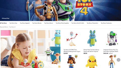 Walmart 'Toy Story 4' Showcase